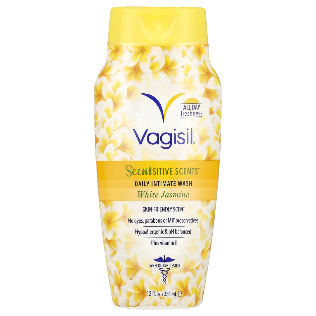 VAGISIL DAILY INTIMATE WASH WHITE JASMINE 354ML
